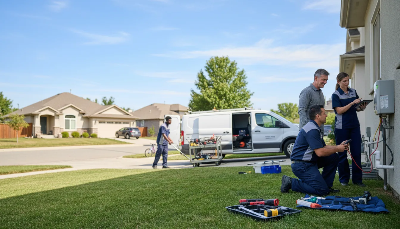 Tankless water heater service in Camp Wood, TX